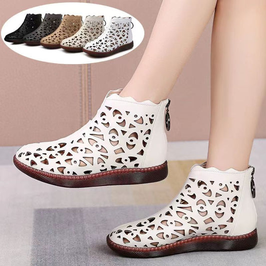 【Lansare nouă de primăvară】【35-42】2025,sandale retro cu goluri în stil nou pentru femei-3891146