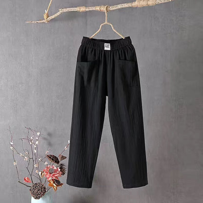 🌿🌈【Cel mai vândut】【M-4XL】Pantaloni largi pentru femei, de primăvară, noi, 2025, pantaloni casual confortabili