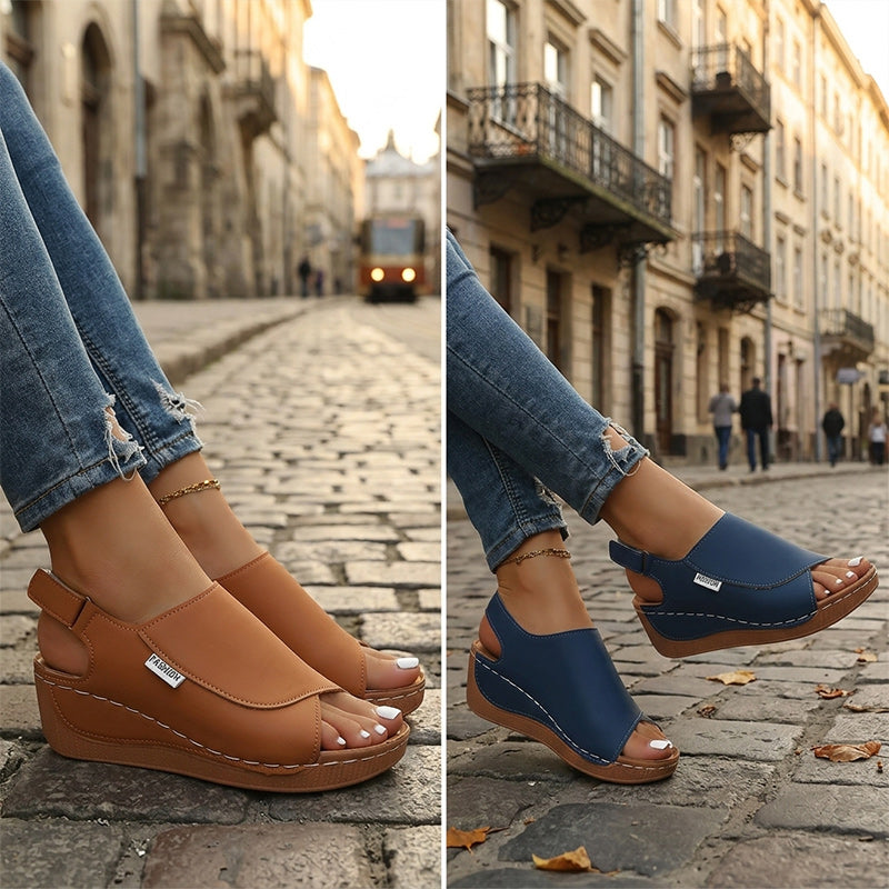 💥💥【Ultima zi de reducere de 50%】👡👡【Mărimi 36-43】Sandale de damă din piele naturală, confortabile pentru purtare toată ziua—✅Ramburs la livrare
