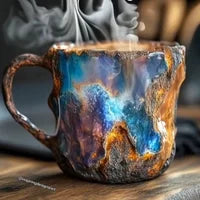 🥰[Sănătate + Aproape De Natură] Cană De Cafea Cristal Mineral Din Rășină-3873583