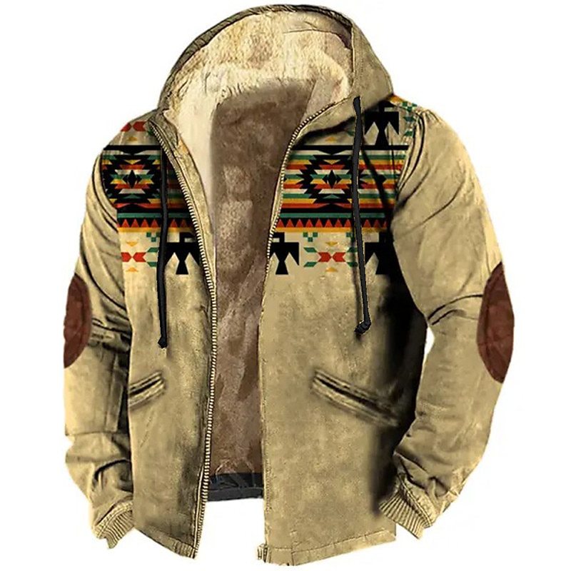 🔥🔥【Reducere pe timp limitat】【S-5XL】2024 noua toamnă și iarnă la modă jachetă de catifea îngroșată pentru bărbați-3856625