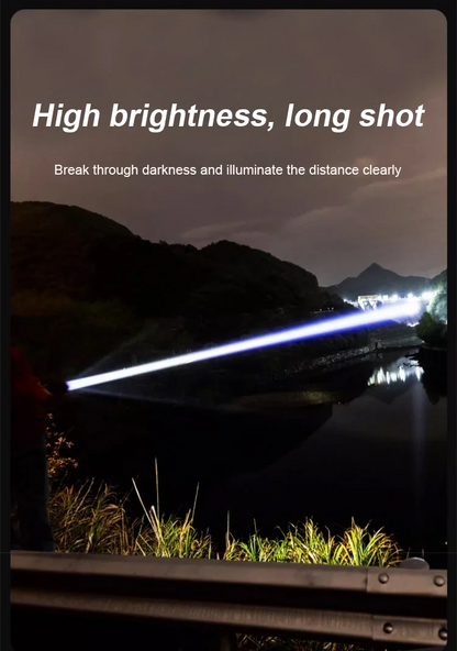 🆕🔦【Ofertă limitată: 30% reducere】Un nou reflector de patrulă în aer liber, lanternă puternică, cu fotografiere lungă-3887181