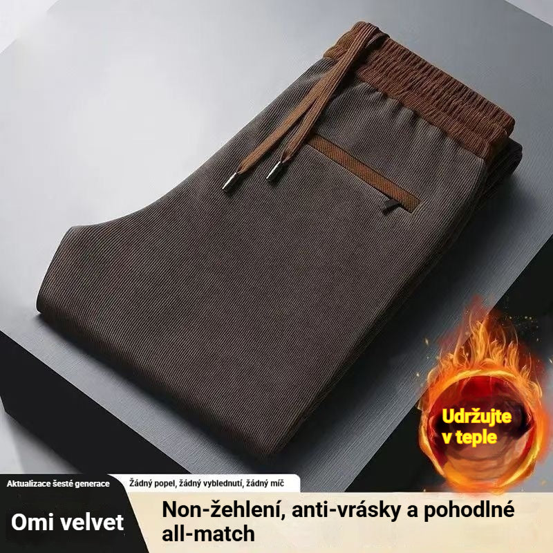 🔥 Jesensko/zimske ležerne hlače - široke i udobne, podstavljene flisom, kombinezon
