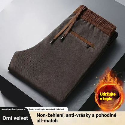 🔥 Jesensko/zimske ležerne hlače - široke i udobne, podstavljene flisom, kombinezon