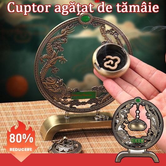 🔥🔥【produs nou】 Ornamente creative arzător de tămâie arzător de aromoterapie Elk Home 【Cutie de tămâie solidă gratuită】-3895217