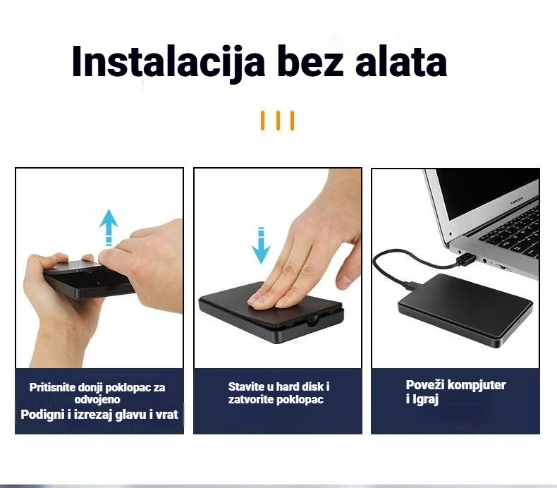 🔥🔥【Zadnji dan s 50% popusta】Prijenosni tvrdi disk 20TB ✅️Plaćanje pouzećem