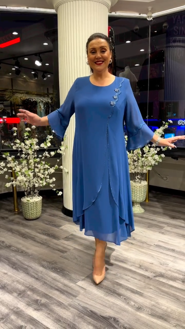 ❤️❤️【Vremenski ograničena ponuda】【S-5XL】👗👗2026 Nova visokokvalitetna šifonska haljina