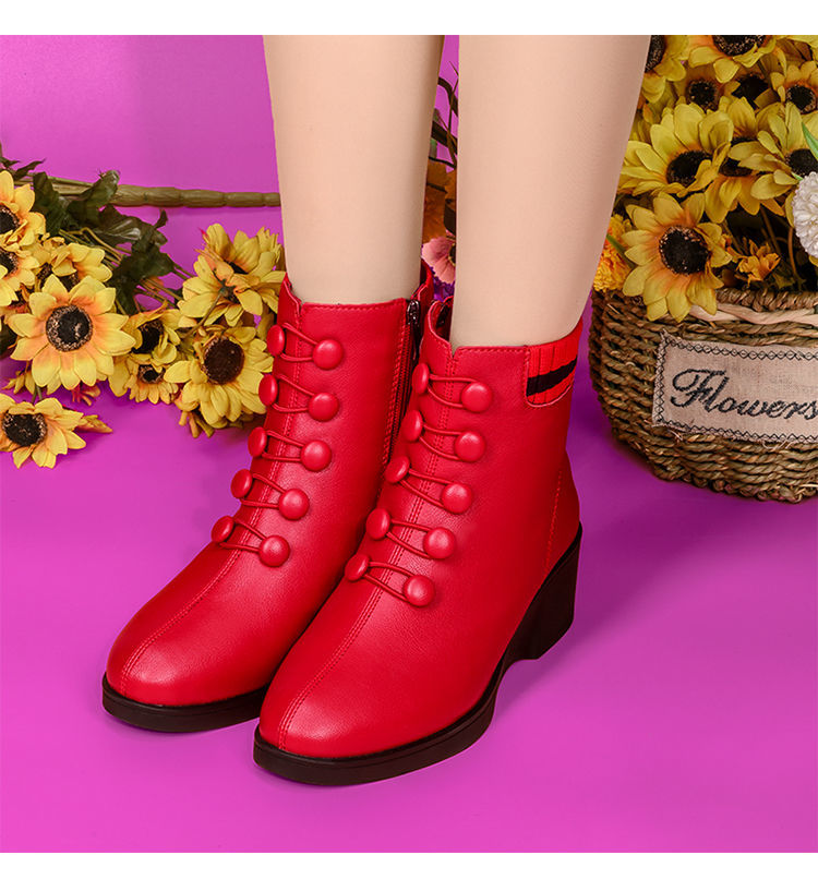 👢【35-41】2025 Toamnă și Iarnă Cizme populare din piele moale cu toc înclinat pentru femei-3865601