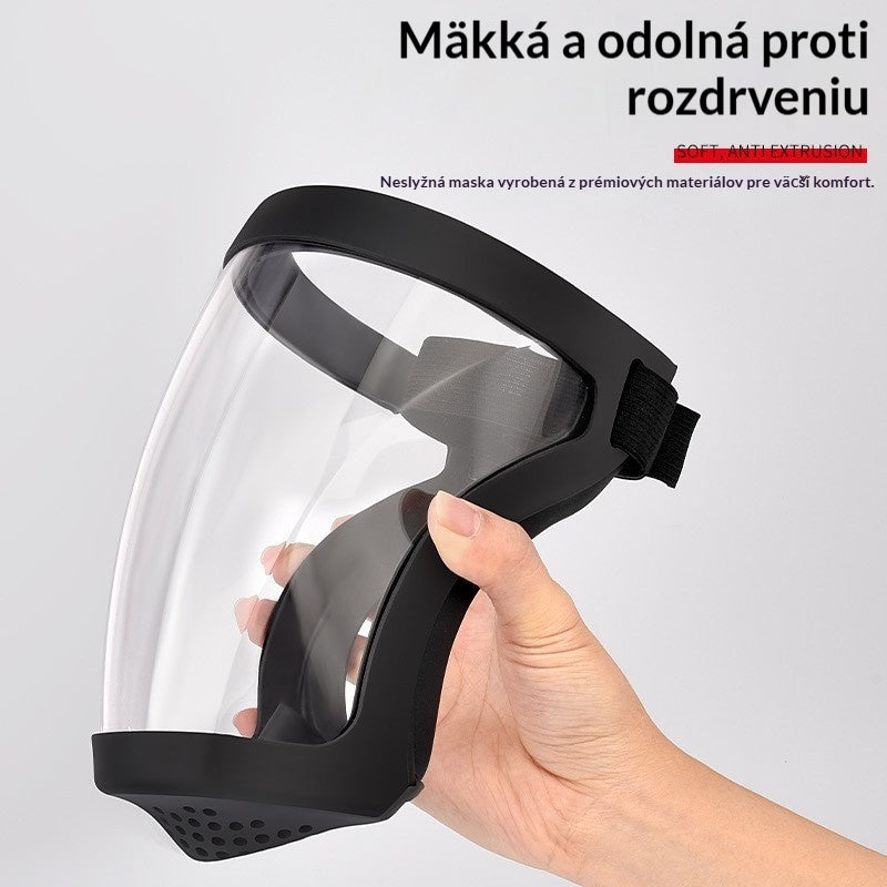 🔥Nadograđena verzija【50% popusta】💥2026 Industrijski biciklistički prozirni zaštitni štitnik za lice - otporan na zamagljivanje, isparavanja ulja i prašinu.