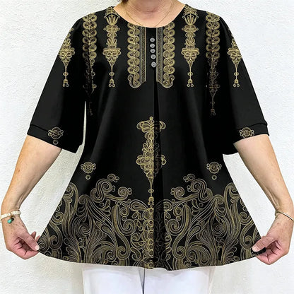 Ženski ljetni top – udoban, fleksibilan i ležeran, s elegantnim, uskim krojem.