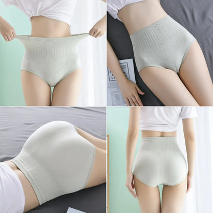 ✨Último día con 50 % de descuento: 🔥7 piezas【M-XL】bragas antibacterianas impermeables de cintura alta
