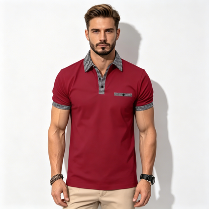 Rasprodaja 2026.💥👔【S-3XL】Muška ljetna polo majica s gumbima u boji, mekane, udobne i prozračne