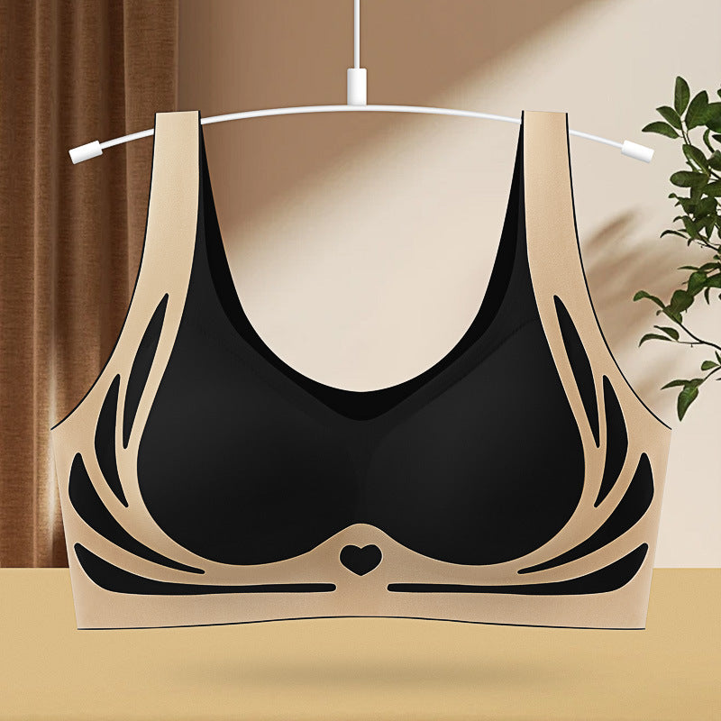 😍【Cumpărați 1, primiți 1 gratuit】Sutien pentru femei fără sârmă, dintr-o bucată❤️【40-85KG】-3896668