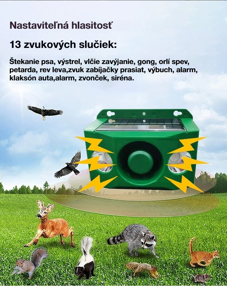 【✨Kúpte jeden, druhý dostanete zadarmo】🐅Solárne svetelné alarmy na odpudzovanie divých zvierat