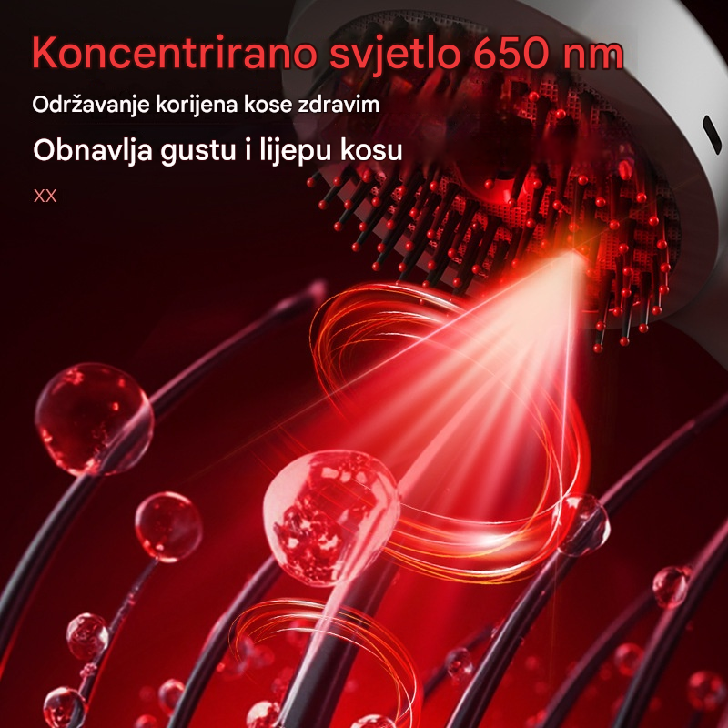 💆‍♀️Češalj za masažu s raspršivačem opušta vlasište, češalj za masažu za stiliziranje i njegu kose za kućnu upotrebu s vibracijskom masažom