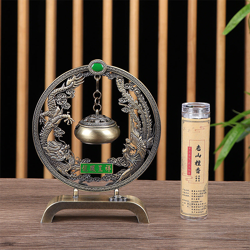 🔥🔥【produs nou】 Ornamente creative arzător de tămâie arzător de aromoterapie Elk Home 【Cutie de tămâie solidă gratuită】-3891104