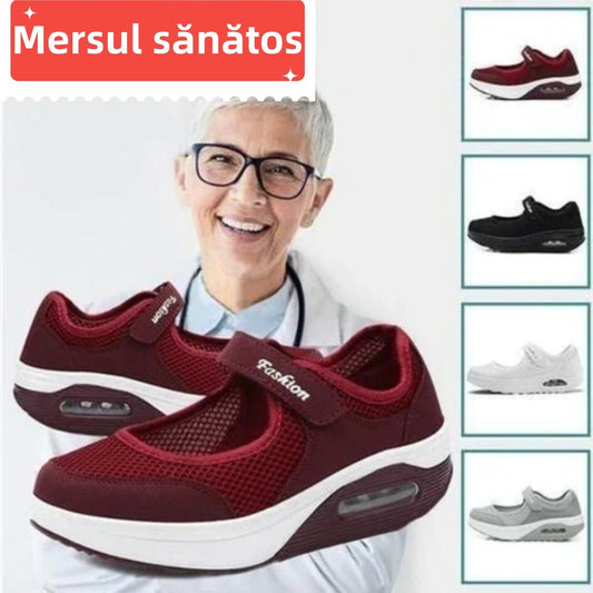 🔥【Reduceri la produse noi】【35-43】 Pantofi noi, confortabili din plasă, cu pernă de aer-3894906