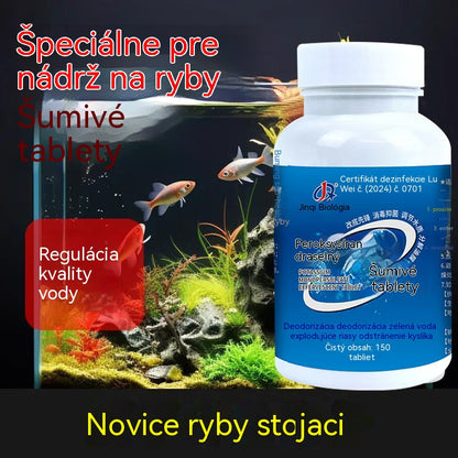 🔥【Kupite 1, dobijte 1 gratis】🔥【2 bočice - 300 kapsula】🐟💧Šumeće tablete za čišćenje vode u akvarijima i ribnjacima🔥