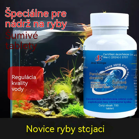 🔥【Kupite 1, dobijte 1 gratis】🔥【2 bočice - 300 kapsula】🐟💧Šumeće tablete za čišćenje vode u akvarijima i ribnjacima🔥
