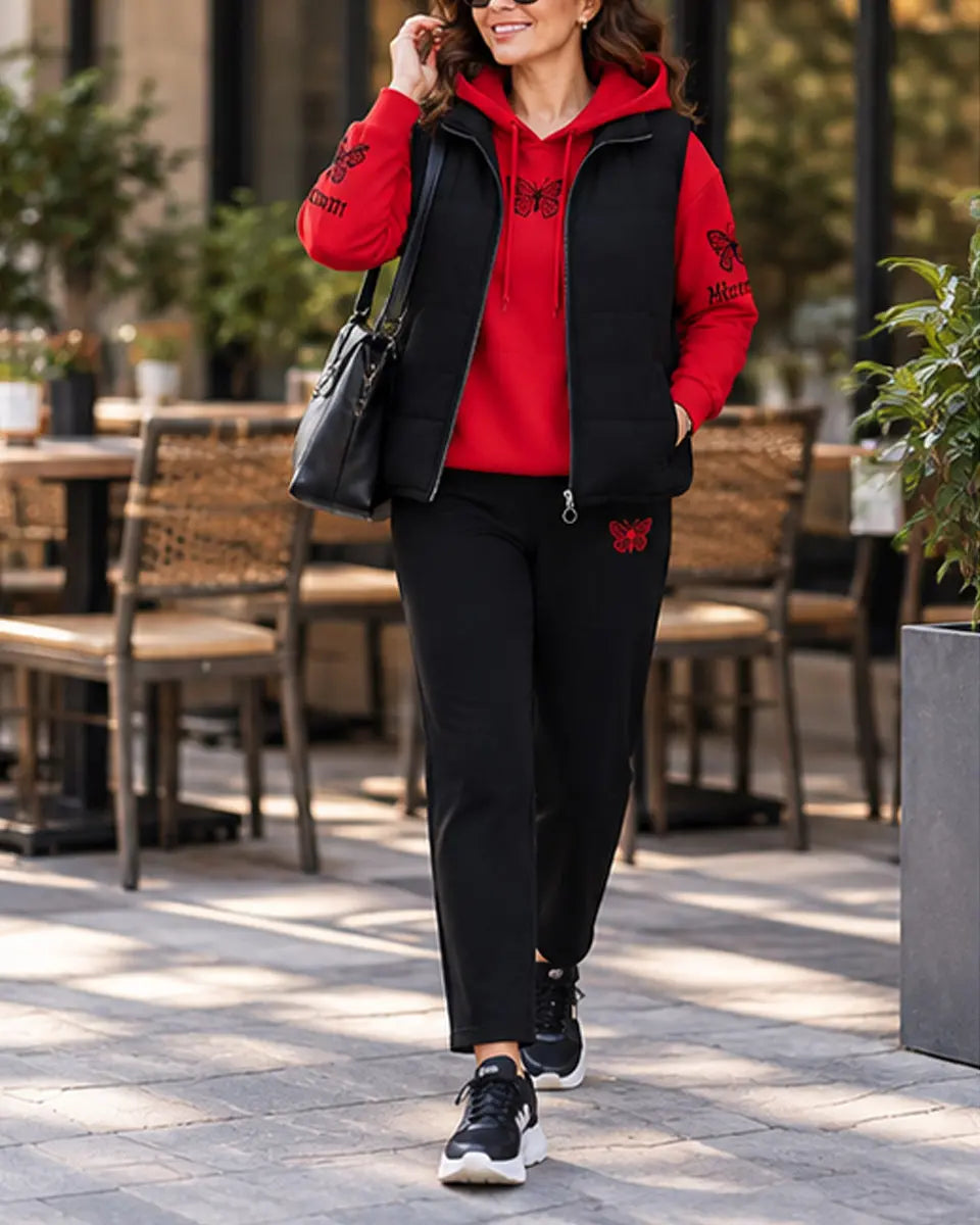 【M-4XL】💟💞Novi trodijelni casual set iz 2026. (prsluk + top + hlače)
