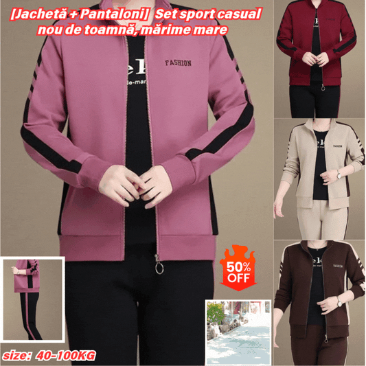 🔥【50% popusta】🔥【Jakna + hlače M-5XL】😍 Novi set ležerne sportske odjeće - plaćanje pouzećem