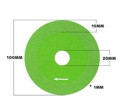 💥💥【Kupite jedan, dobijte jedan gratis】⚙️⚙️Ultra tanki dijamantni brusni disk za rezanje stakla/keramike/pločica—Plaćanje pouzećem