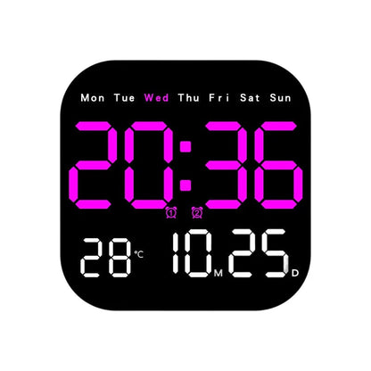 🛏️  Digitalni sat za dom i ured - nježno buđenje, recite zbogom dosadnim budilicama! Podesiva svjetlina, tihi rad noću. Također prikazuje temperaturu. Pouzdan pratitelj za vaš svakodnevni život. 🌙
