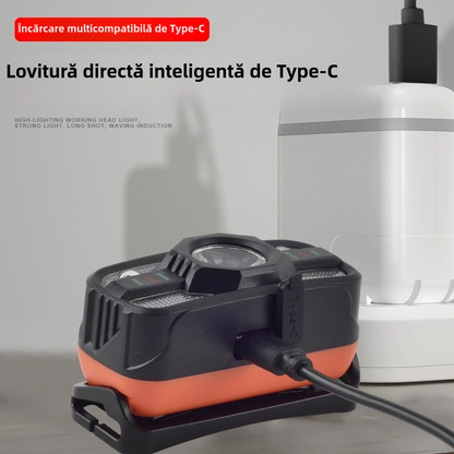 💥【Cumpărați 1, primiți 1 gratuit】🌟💡Faruri cu LED cu inducție cu încărcare prin USB inteligentă