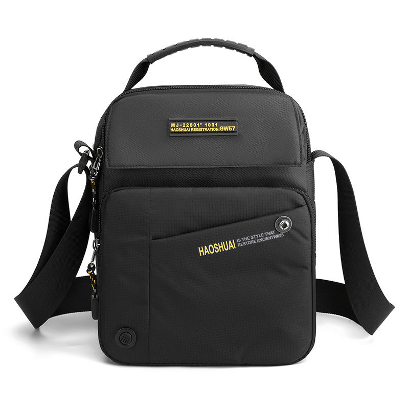 Bărbați multifuncțional sac de umăr casual sac de mare capacitate Crossbody Bag