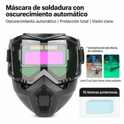 🔥😎 Potpuno automatska zaštitna maska za zavarivanje s automatskim zatamnjivanjem