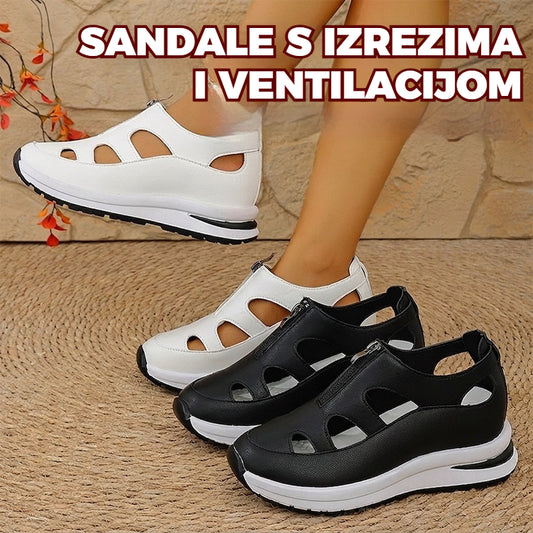 🔥【Vremenski ograničeno 50% popusta】👟👟【Veličine 36-43】Ergonomski dizajnirane sandale za ispravljanje držanja - Debeli potplat sprječava umor stopala