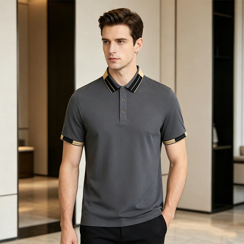 【M-4XL】Muška ljetna polo majica | Lagana · prozračna · elegantna | Ležeran i uredski stil