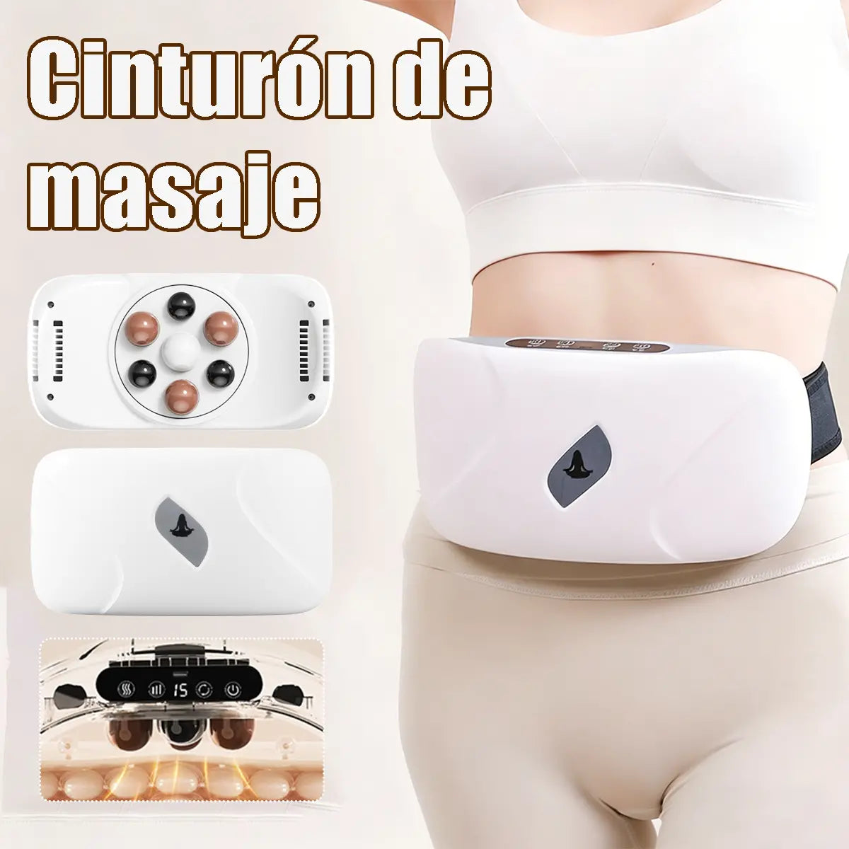 🔥Éxito de ventas 【Descuento del 50%】✨Máquina de masaje abdominal y quema de grasa. Ayuda a reducir la grasa de la cintura y el abdomen.