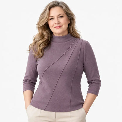 ✨【M-3XL/6 boja】Majica s visokim ovratnikom - dvostrana, debeli njemački flis donji sloj