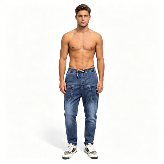 💥👖【50% popusta🔥】【S-5XL】Muške široke i udobne traperice, izuzetna elastičnost