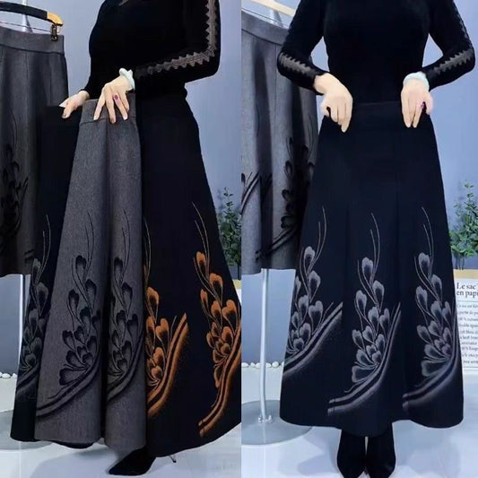 【Grăbește-te: Ultimele bucăți! 】【M-4XL】🥻2025 fustă de lână îngroșată toamnă și iarnă nouă-3880725