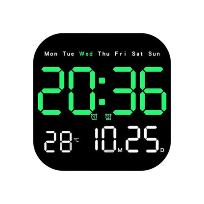 🛏️  Digitalni sat za dom i ured - nježno buđenje, recite zbogom dosadnim budilicama! Podesiva svjetlina, tihi rad noću. Također prikazuje temperaturu. Pouzdan pratitelj za vaš svakodnevni život. 🌙