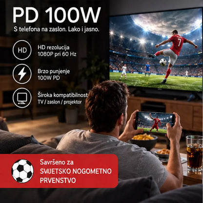 🔥 OGRANIČENA PONUDA: 50% popusta! 🔥 USB-C na HDMI adapter za Switch