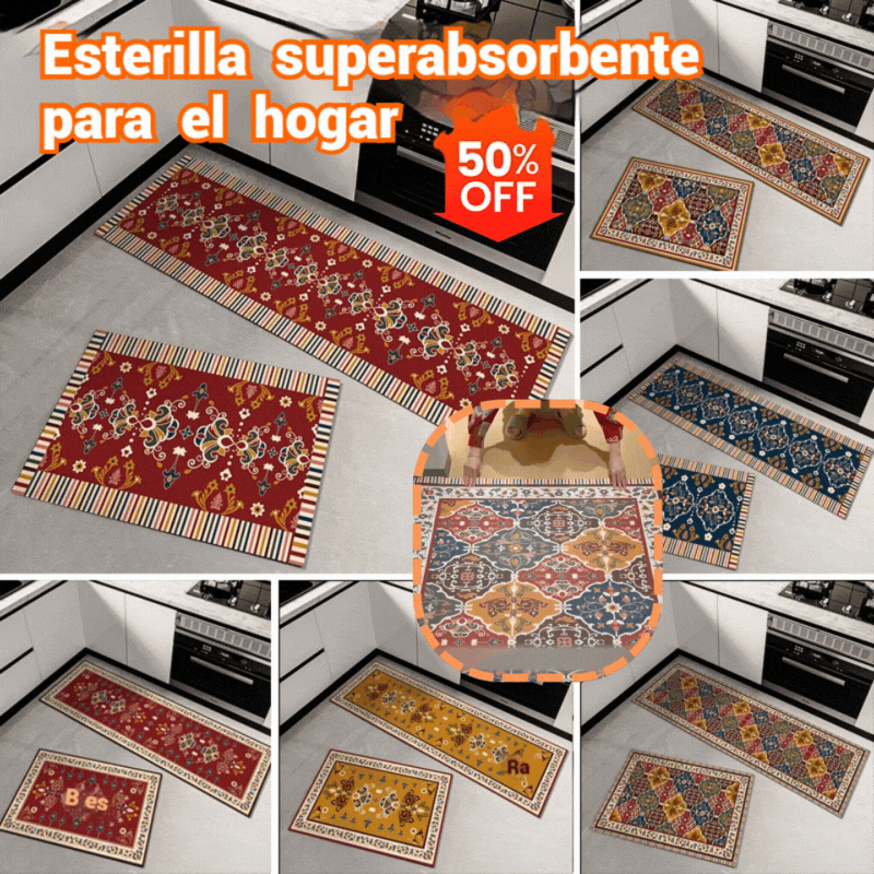【40×60 + 40×120 cm】💧Superupijajuća prostirka | 40×60 + 40×120 cm, protuklizna i brzo se suši – za dom