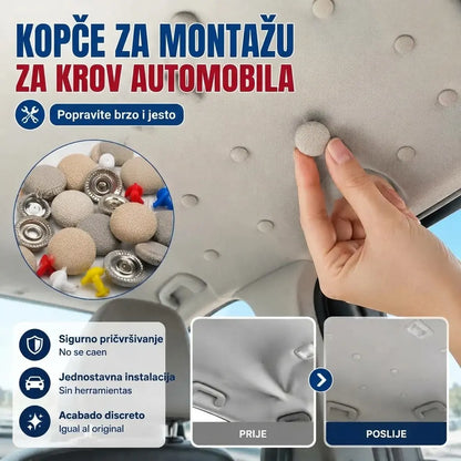 🔥【60 komada】🚗Kopče za skidanje platna s krova automobila, uključujući alate za ugradnju, olakšavaju uklanjanje i sastavljanje.