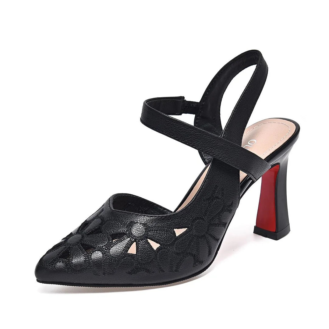 🥰Najniža cijena ograničeno vrijeme💥【Iznenađujuća posebna ponuda s popustom od 50%】🔥【35-41】Udobne jednobojne visoke pete sa šiljatim prstima