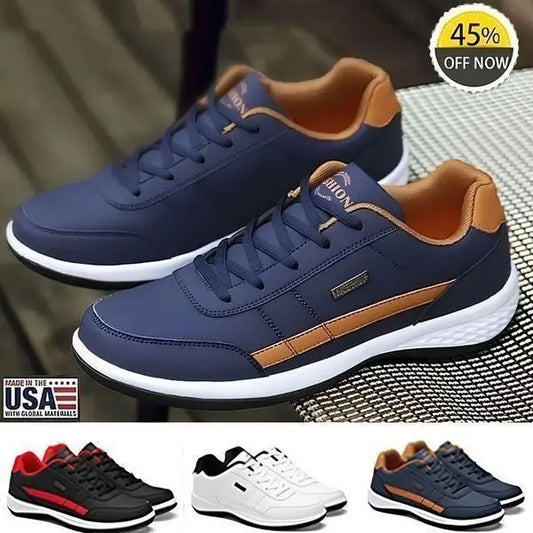✨【38-48】【🔥Novi proizvodi s 50% popusta👞】Nove muške ortopedske udobne kožne tenisice iz 2026.