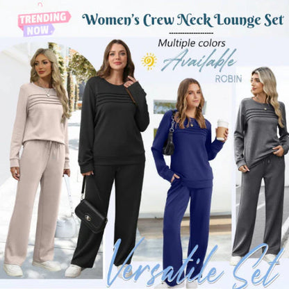 🔥【S-5XL】💖Ženski set sportske odjeće za ležerno nošenje: Visokokvalitetna pamučna majica dugih rukava + hlače - ✅️Plaćanje pouzećem