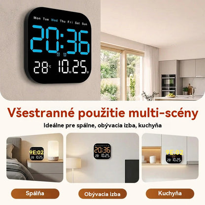 🛏️  Digitalni sat za dom i ured - nježno buđenje, recite zbogom dosadnim budilicama! Podesiva svjetlina, tihi rad noću. Također prikazuje temperaturu. Pouzdan pratitelj za vaš svakodnevni život. 🌙