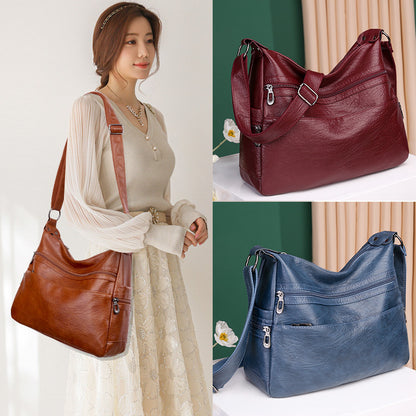 👜【45% OFF】Nouă geantă de umăr din piele moale pentru femei-3856524