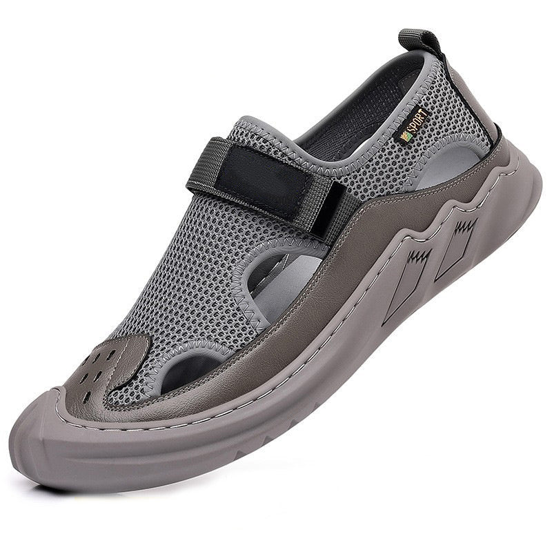 【39-47】✨Sandale de vară pentru bărbați, casual, respirabile, cu talpă moale din plasă