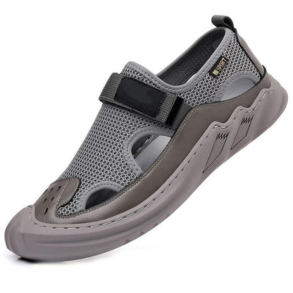 【39-47】✨Sandale de vară pentru bărbați, casual, respirabile, cu talpă moale din plasă