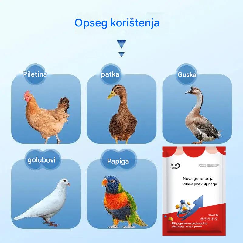 🐔【Kupite 1, dobijte 1 gratis】🐓Veterinarski dodatak s elementima u tragovima protiv kljucanja, pogodan za kokoši, patke, guske i one 🐣 koje kljucaju u otvoru za zrak, perje ili jaja.