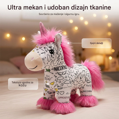 🌈 DIY komplet za bojanje plišane igračke jednoroga