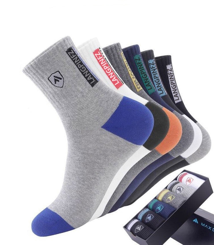 😍🧦【10 de perechi】Șosete deodorante din bumbac pentru bărbați noi 2025, care absorb transpirația--3866152